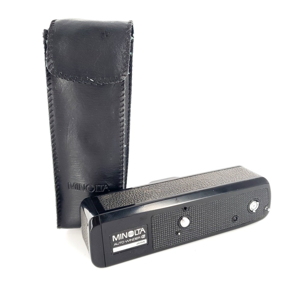Minolta Auto Winder G Motor Drive for X/XG SLR Cameras w/ Case Power Tested